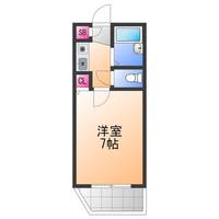 ロジュマン海塚Ⅱの間取り