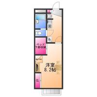 レオパレスKAMIYAの間取り