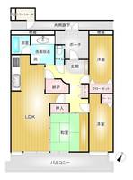 T-one MIYAHARA EastA402の間取り
