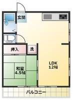 コーポユリの間取り