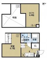 uno 新松戸103の間取り