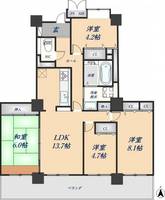 物件の間取り画像
