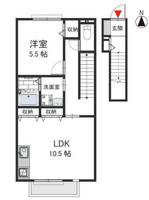 Y・M Court NAGATA A201の間取り