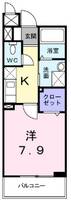 大阪府東大阪市高井田本通1丁目(マンション)の賃貸物件の間取り