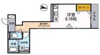 大阪府大阪市生野区鶴橋3丁目(アパート)の賃貸物件の間取り