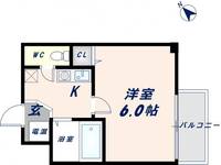 大阪府東大阪市下小阪3丁目(マンション)の賃貸物件の間取り