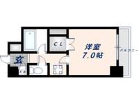 大阪府東大阪市長田東2丁目(マンション)の賃貸物件205の間取り