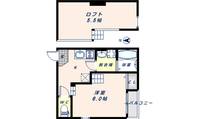 大阪府大阪市生野区小路1丁目(アパート)の賃貸物件103の間取り