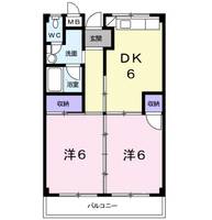 ヴィラサンライズ303の間取り