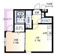 フジパレス瓢箪山101の間取り