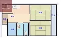 大阪府八尾市恩智南町2丁目(マンション)の賃貸物件の間取り