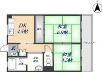 岩崎ハイツの間取り