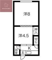 大阪府大阪市平野区加美鞍作1丁目(アパート)の賃貸物件の間取り