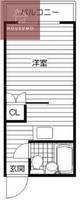 瓜破シャルマン205の間取り