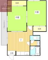 大阪府大阪市生野区勝山北5丁目(マンション)の賃貸物件の間取り