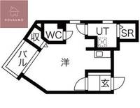 大阪府八尾市北本町2丁目(マンション)の賃貸物件の間取り