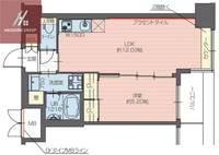 大阪府東大阪市長田中1丁目(マンション)の賃貸物件の間取り