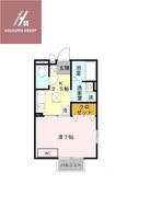 大阪府八尾市山本町北3丁目(アパート)の賃貸物件の間取り