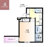 大阪府東大阪市森河内東1丁目(アパート)の賃貸物件の間取り