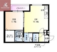 大阪府東大阪市森河内東1丁目(アパート)の賃貸物件の間取り