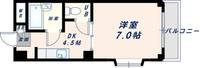 大阪府東大阪市西堤西(マンション)の賃貸物件の間取り