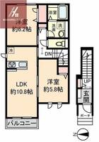 大阪府東大阪市永和3丁目(アパート)の賃貸物件の間取り