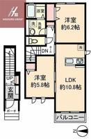 大阪府東大阪市永和3丁目(アパート)の賃貸物件の間取り