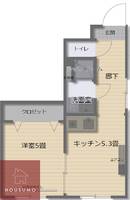 岡本ハイツ407の間取り