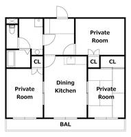 ガーデンヒルズ藍住Ⅰの間取り