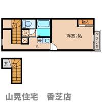 奈良県香芝市五位堂5丁目(アパート)の賃貸物件203の間取り