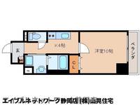 静岡県静岡市葵区大鋸町(マンション)の賃貸物件の間取り