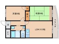 奈良県磯城郡田原本町大字秦庄(マンション)の賃貸物件501の間取り