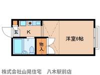奈良県橿原市城殿町(アパート)の賃貸物件203の間取り
