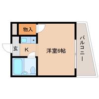 奈良県生駒市山崎新町(マンション)の賃貸物件302の間取り