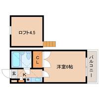 奈良県生駒市谷田町(アパート)の賃貸物件101の間取り