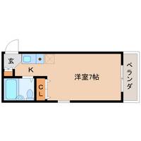 奈良県奈良市あやめ池南2丁目(マンション)の賃貸物件の間取り