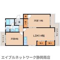 カーサ芝Ⅱの間取り