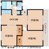 サンビレッジ静岡C棟の間取り