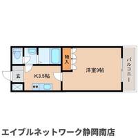 静岡県藤枝市高柳1丁目(アパート)の賃貸物件の間取り