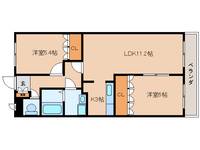 奈良県葛城市竹内(マンション)の賃貸物件206の間取り