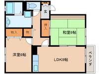 奈良県葛城市疋田(アパート)の賃貸物件の間取り