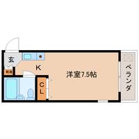 奈良県奈良市あやめ池南2丁目(マンション)の賃貸物件の間取り