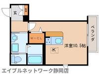 静岡県静岡市葵区春日3丁目(マンション)の賃貸物件の間取り
