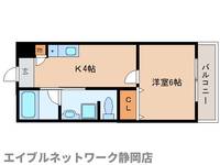 静岡県静岡市葵区北安東3丁目(マンション)の賃貸物件の間取り