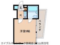 静岡県静岡市葵区三番町(マンション)の賃貸物件の間取り