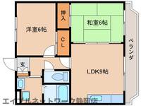 静岡県静岡市葵区羽鳥3丁目(マンション)の賃貸物件の間取り