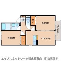 静岡県静岡市清水区長崎(アパート)の賃貸物件202の間取り