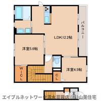 静岡県静岡市清水区長崎(アパート)の賃貸物件203の間取り