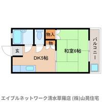 静岡県静岡市清水区七ツ新屋2丁目(マンション)の賃貸物件B202の間取り