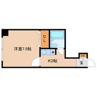 奈良県奈良市角振町(マンション)の賃貸物件604の間取り
